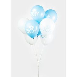8 stk Balloner Baby Boy 30 cm