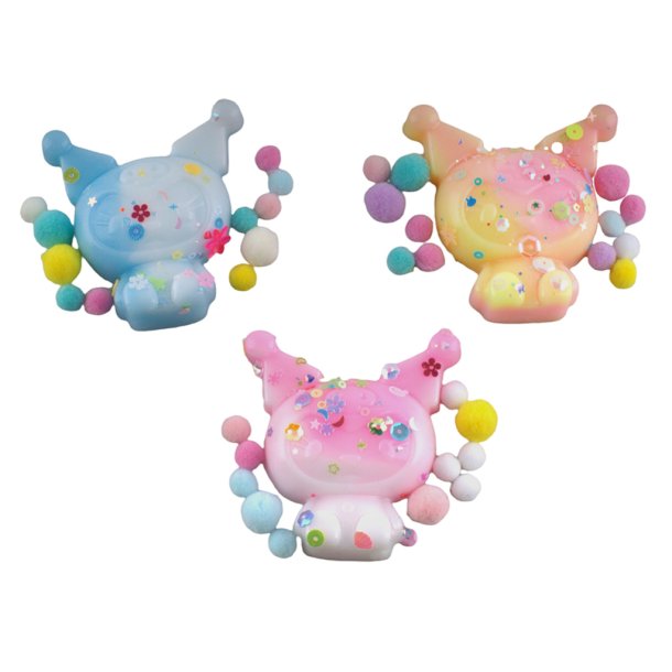 Paw Squishies  Sanrio Style My Melody / Kuromi / Cinnamoroll Mix