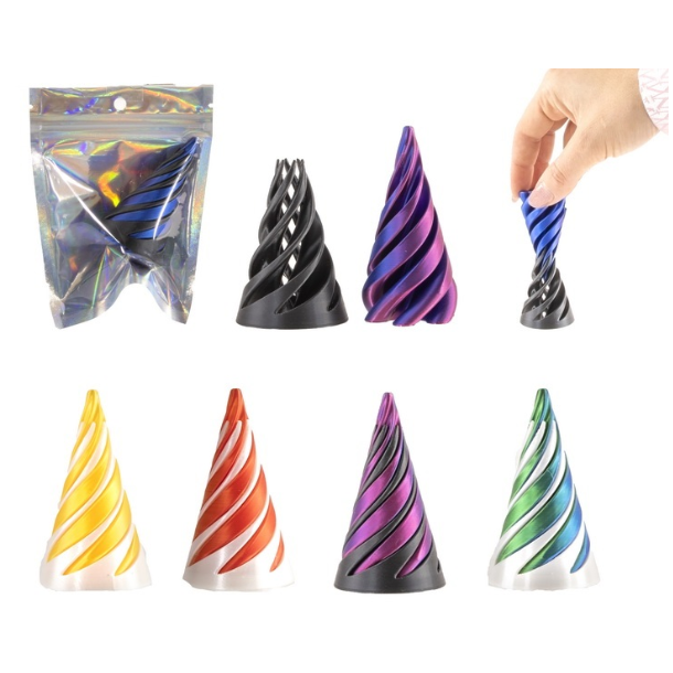 Magic 3D Twirls � 6,5 cm � Assorterede Farver