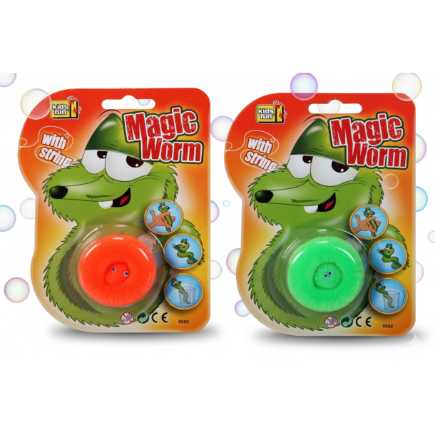 Magic Worm neon – Dansk lager