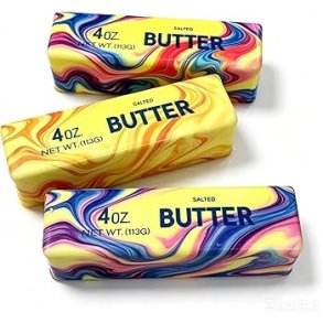 Marble Butter Squishy 13 cm � Marmor Slow Rising Fidget Toy