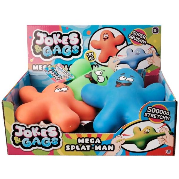 Mega Splat Man Squishy Figur � 1 stk
