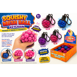 Meshball N�glering Squishy � 1 stk