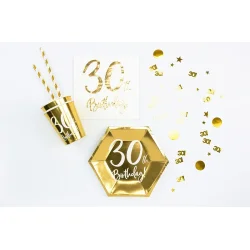 Metallic Confetti � 30 �r, guld (15 g)