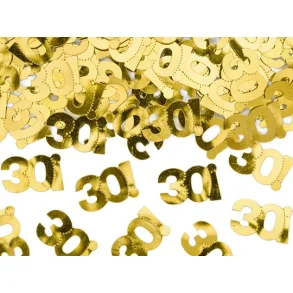 Metallic Confetti � 30 �r, guld (15 g)