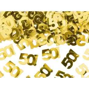 Metallic Confetti  50 r, guld (15 g)