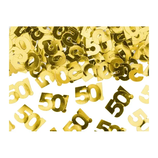 Metallic Confetti  50 r, guld (15 g)