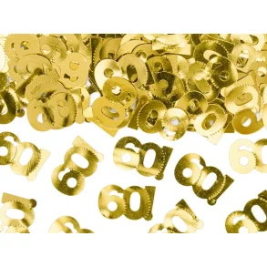 Metallic Confetti � 60 �r, guld (15 g)