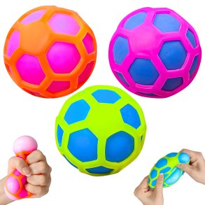 Meteorit Stressbold 6,5 cm � Assorterede Farver
