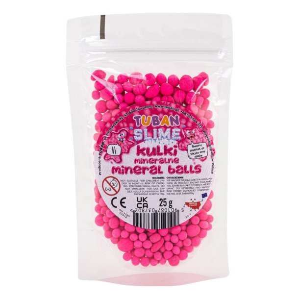 Mineralbolde - Tilfj Magi til Dit Slime! - Pink