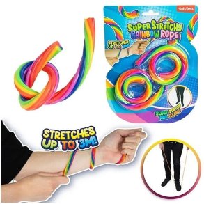 Monkey Noodles FUN Super Stretchy Rope – Rainbow 2 stk