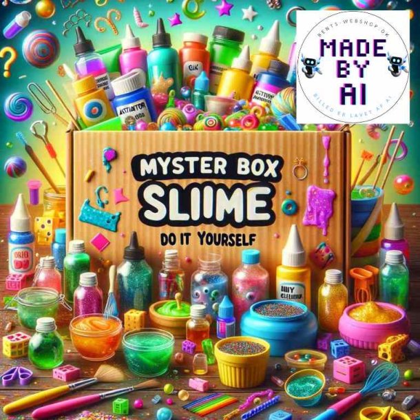 Mystery BAG DIY Slime "Do It Yourself" (6 - 8 stk.)