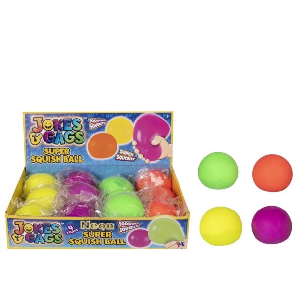 Køb Neon Super Squish Ball hos Bents-webshop | Prisgaranti