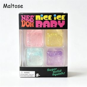NeeDoh Nice Ice Baby 4 Pack � 4 Mini Sugar Cubes