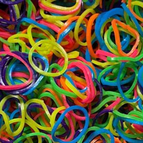 Neon Mix Loom Bands I Pose Med 600 Stk.