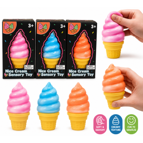 Nice Cream Sensory Toy � Bl�d Squishy Isvaffel