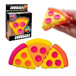 Pizza Pinching � Bl�d Pizza Squishy Assorteret