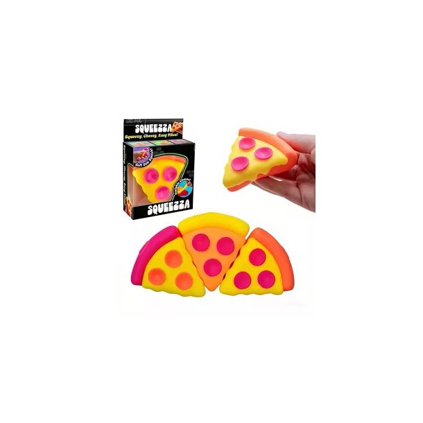 Pizza Pinching � Bl�d Pizza Squishy Assorteret