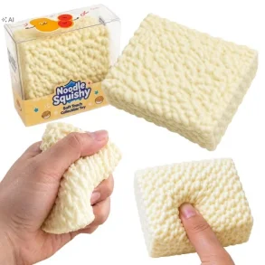 Noodle Crunch Squishy med Vaselinefyld � Ramen Fidget