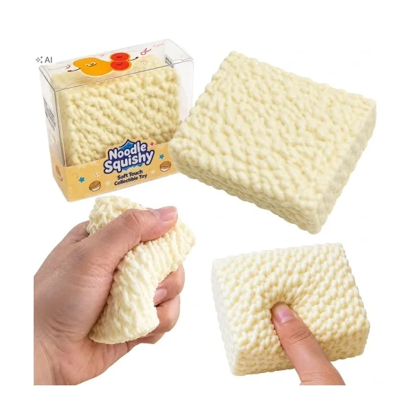 Noodle Crunch Squishy med Vaselinefyld � Ramen Fidget