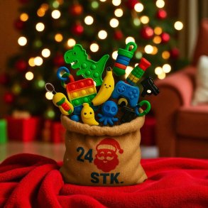 Pakkekalender - Dreng - Fidget Toys 24 Stk.  (se video)