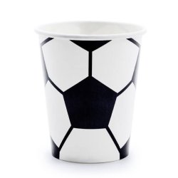 Papir Kopper Fodbold - (260ml.)