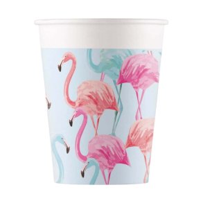 Papir Kopper  Mix Flamingo - 8 Stk. 200 ml