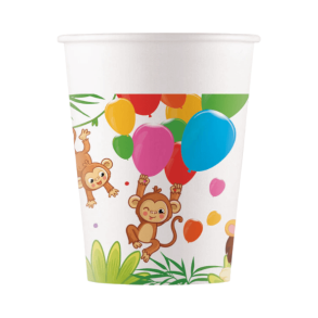 Papir Kopper Jungle Fest- 8 Stk