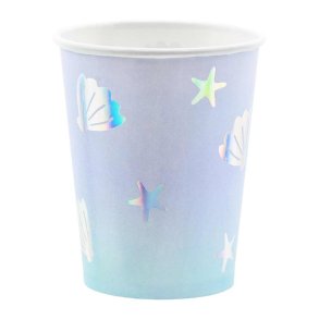 Papir Kopper I Mermade 220 Ml.- 6 Stk