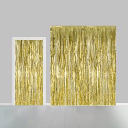 Party Curtain Guld 100 X 240 Cm (se video)