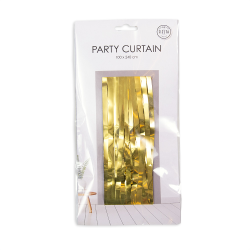 Party Curtain Guld 100 X 240 Cm (se video)