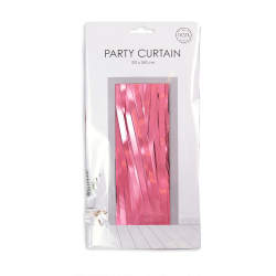 Party Curtain Mat Lyserød 100 X 240 Cm (se video)