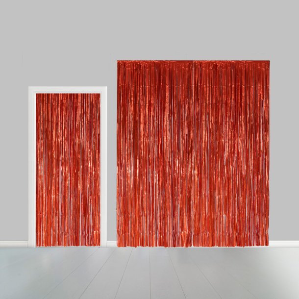 Party Curtain Orange 100 X 240 Cm (se video)