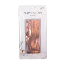 Party Curtain Roseguld 100 X 240 Cm (se video)