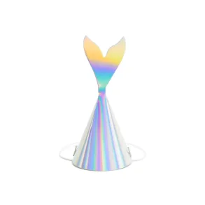 Partyhatte � Mermaid Iriserende (18 cm � 6 stk)