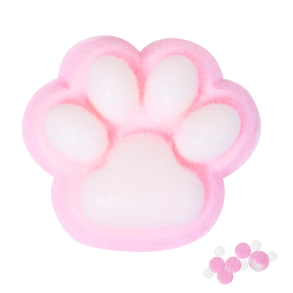 Paw Squishy – Kmpe Lyserd Antistress Dyrepote med Hvide poter