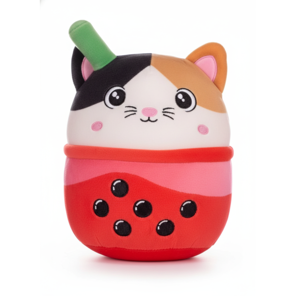 Plush Bubble Tea Animals � Kat, 17 cm