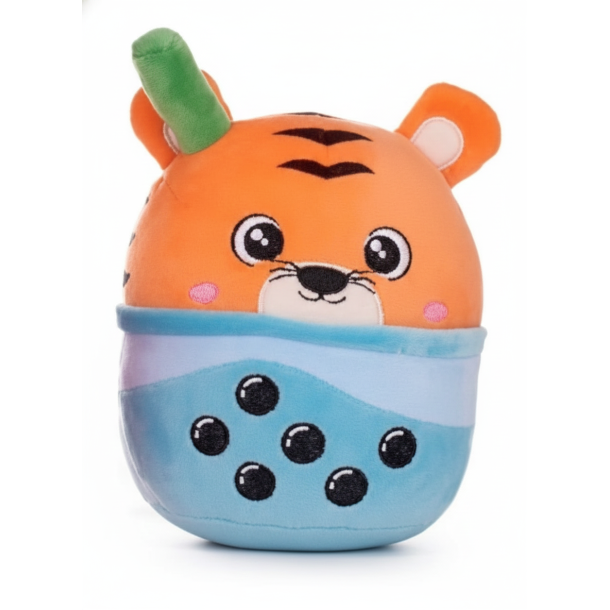 Plush Bubble Tea Animals � Tiger, 17 cm