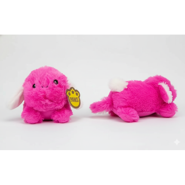 Plush Lying Axolotl 22 cm � Pink med hvide �rer