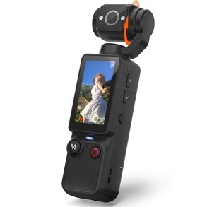 Pocket Vlogging Kamera � 2.5K UHD med 180� Rot�rbar Linse