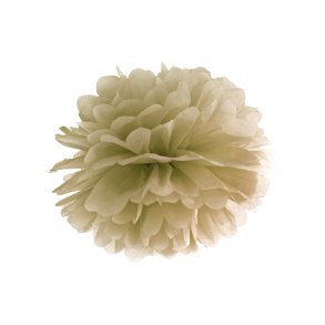 Pompom Guld 25cm (Se video)