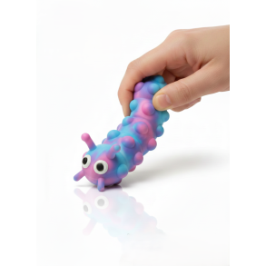 Pop It Suction Caterpillar � pink/bl�