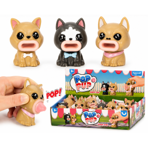Pop Pup Sensory Toy � Sjov Hund med Pop-Ud Tunge
