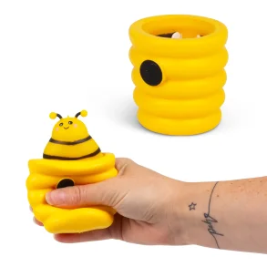 Pop Up Beehive – Squishy bi-bo i en bikube med sensorisk overraskelse