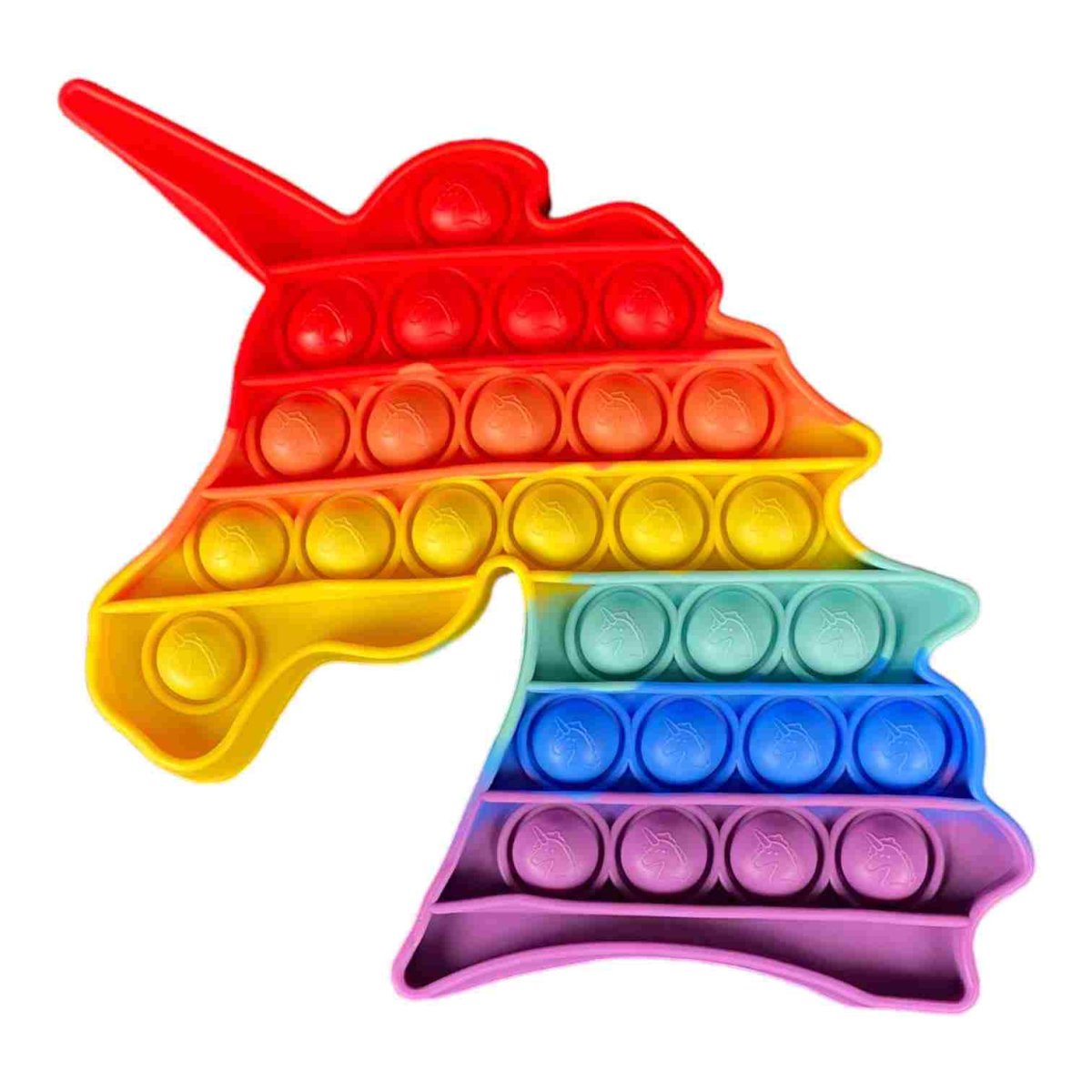 Pop It - Fidget Toy Unicorn Rainbow - Fidget Toys - Bents Webshop