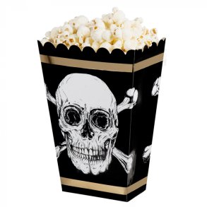 Popcorn Bger Pirates - 4 Stk. 19,5 x 13,5 ca