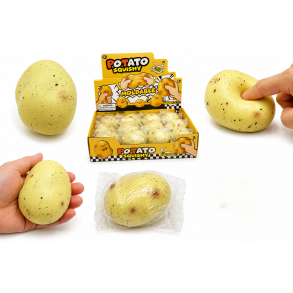 Potato Squishy 5 cm � Kartoffel med Vaseline-Fyld