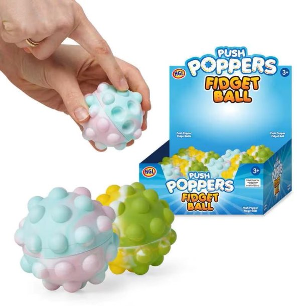Push Poppers Fidget Ball - En Ny Drejning på den Populære Fidget Trend
