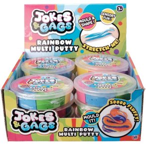 Rainbow Multi Putty  Farverigt Sanselegetj