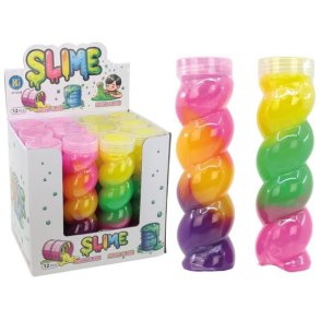 Rainbow Slime XXL 210 g � Farverig Slime i Genlukkelig B�tte